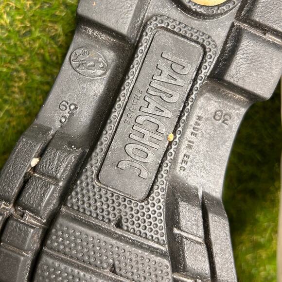 RARE Vintage Parachoc White Military Combat Shoe 38 - Picture 9 of 12